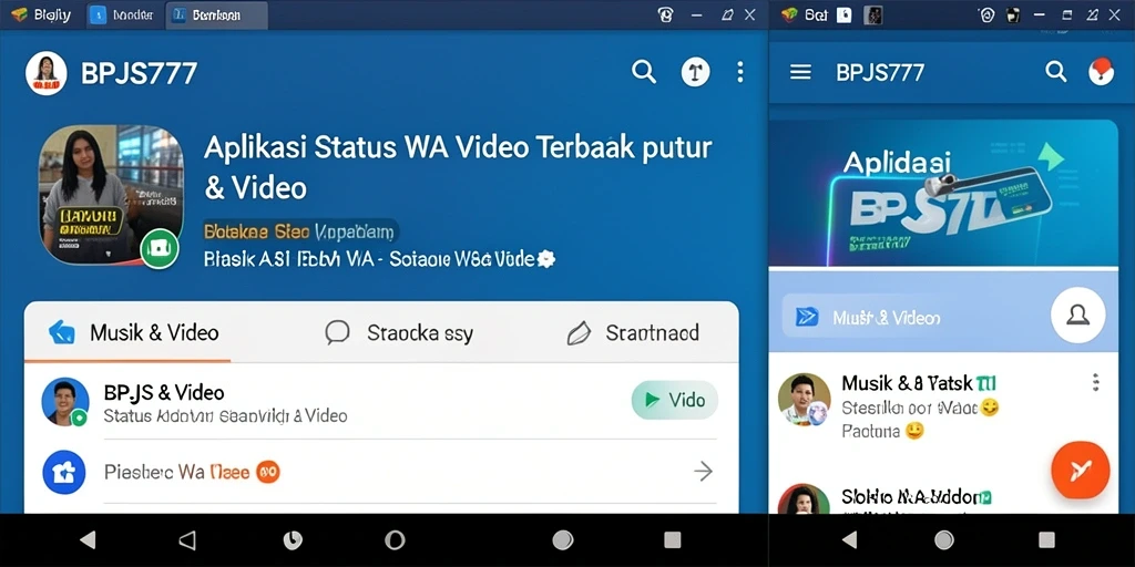 Tampilan antarmuka aplikasi BPJS777 yang menarik dan intuitif.