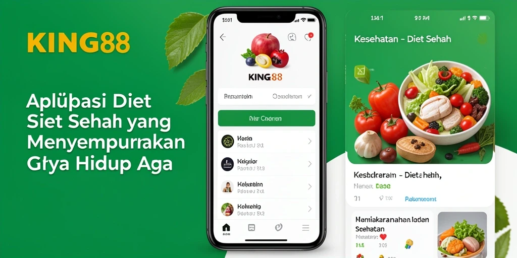 Antarmuka KING88 yang intuitif dan fitur diet yang lengkap.