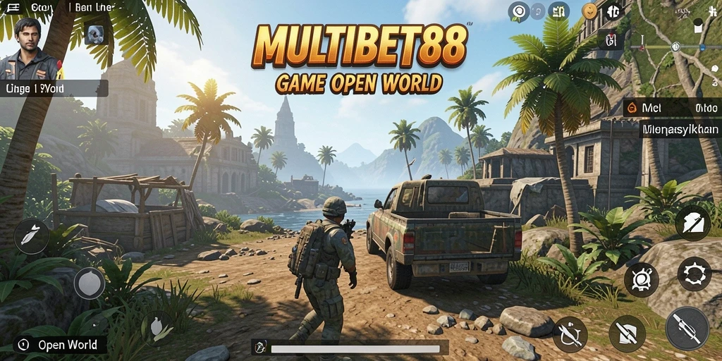 Antarmuka MULTIBET88 yang menawan dengan pemandangan Open World.