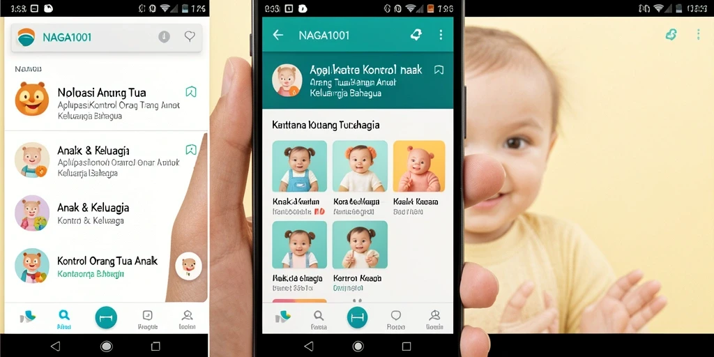 Tampilan antarmuka NAGA1001 yang intuitif dan mudah digunakan.