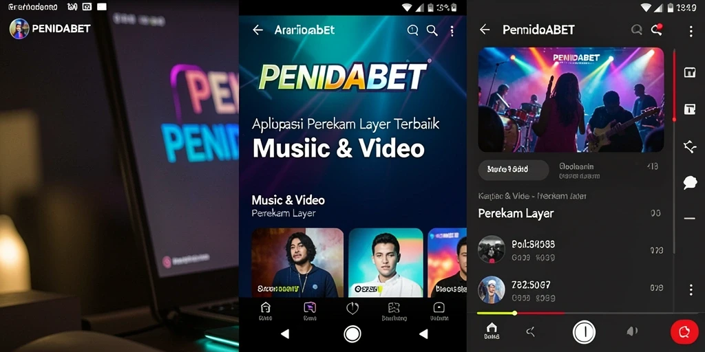 Antarmuka aplikasi PENIDABET yang sederhana dan fungsional untuk perekaman layar.